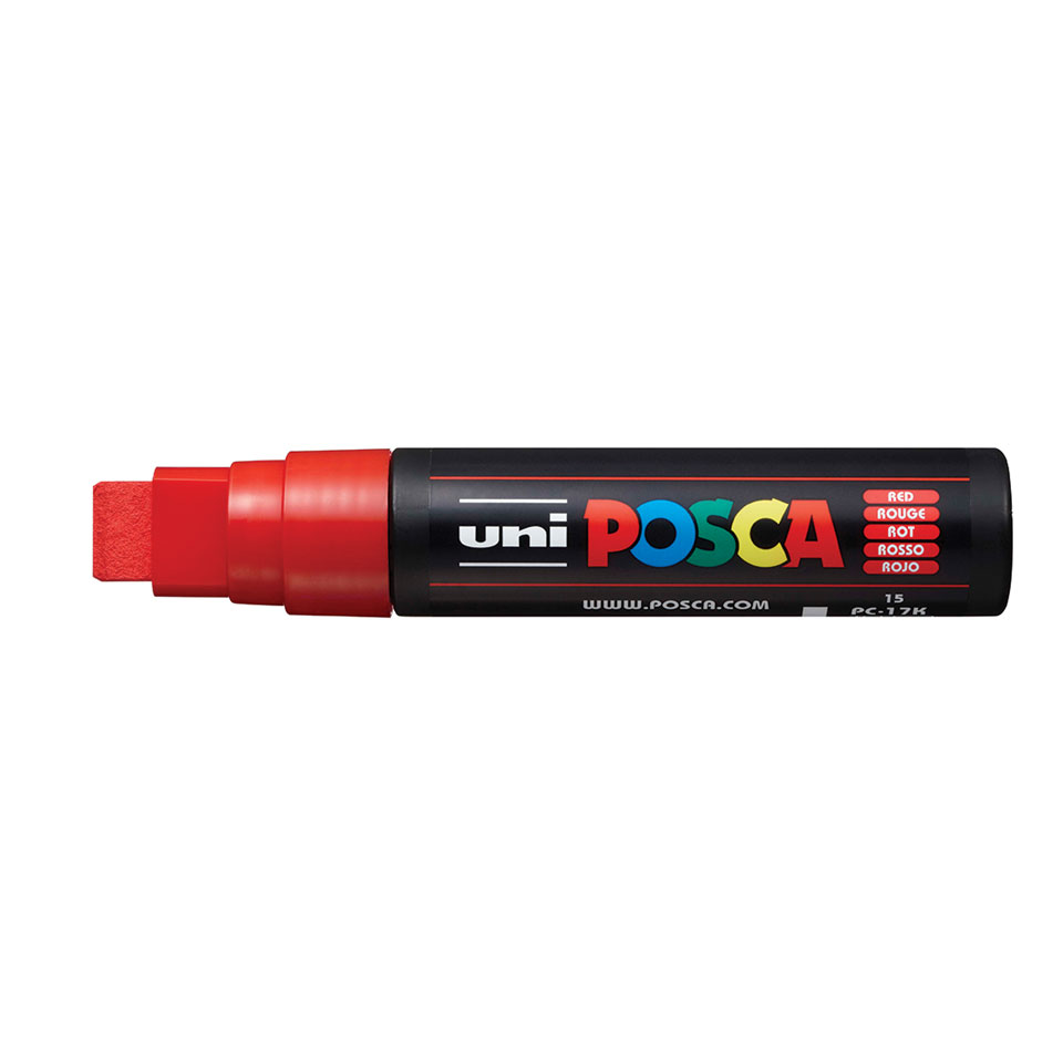 uni-ball-posca-acryl-farbmarker-rechteckspitze-extrabreit-pc-17k image 8