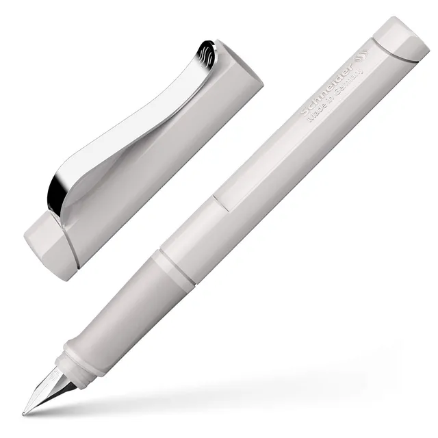 schneider-base-f-ller-m-rechtsh-nder-taupe-mit-tintenpatrone-k-nigsblau image 1