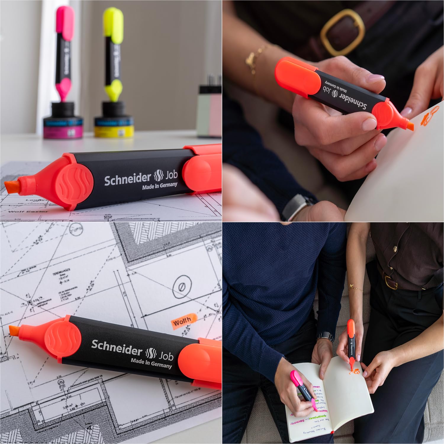 schneider-job-150-textmarker-rot-10er-pack-keilspitze image 4