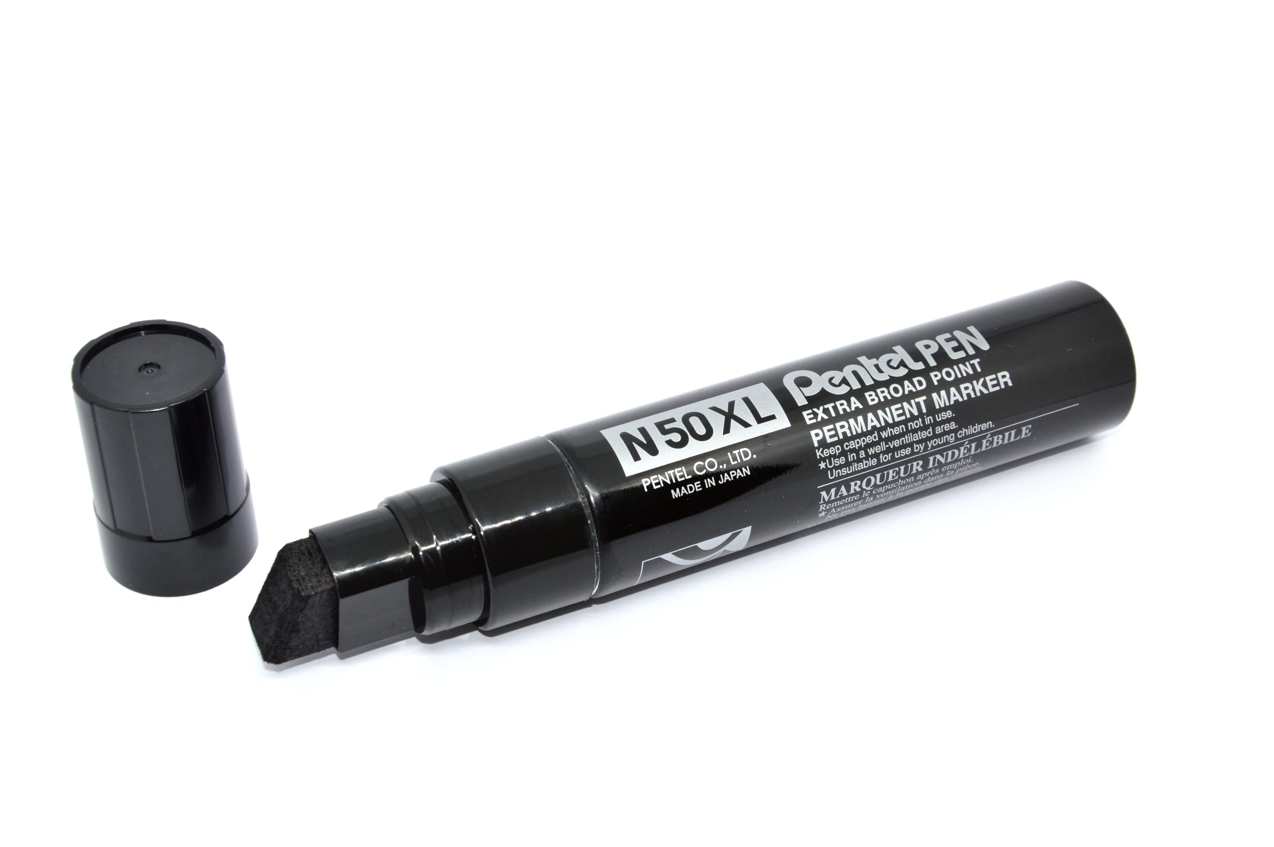 pentel-n50xl-permanent-marker-keilspitze-7-0-17-0-mm-schwarz-1-st-ck image 3