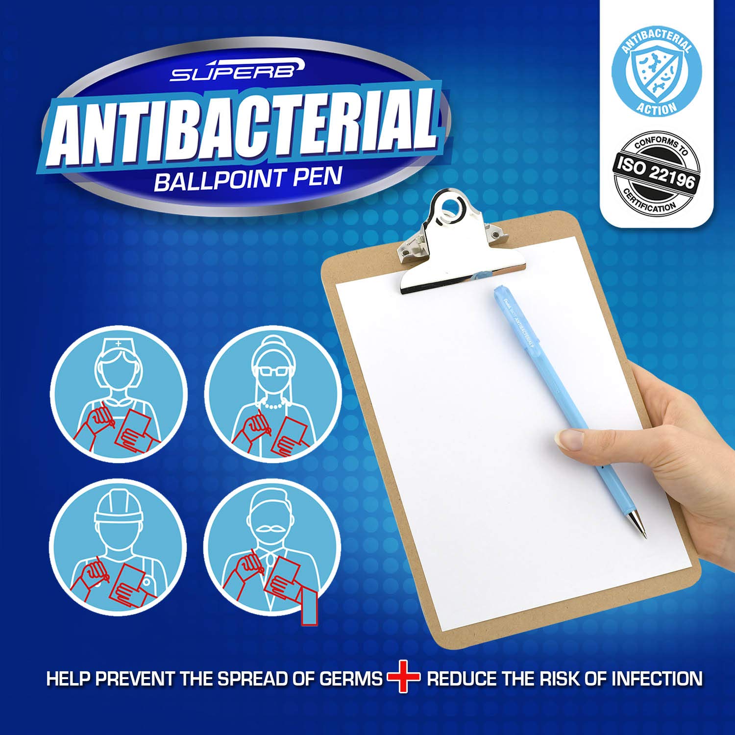 pentel-bk77ab-ae-antibacterial-kugelschreiber-schwarz-0-35-mm-12-st-ck image 8