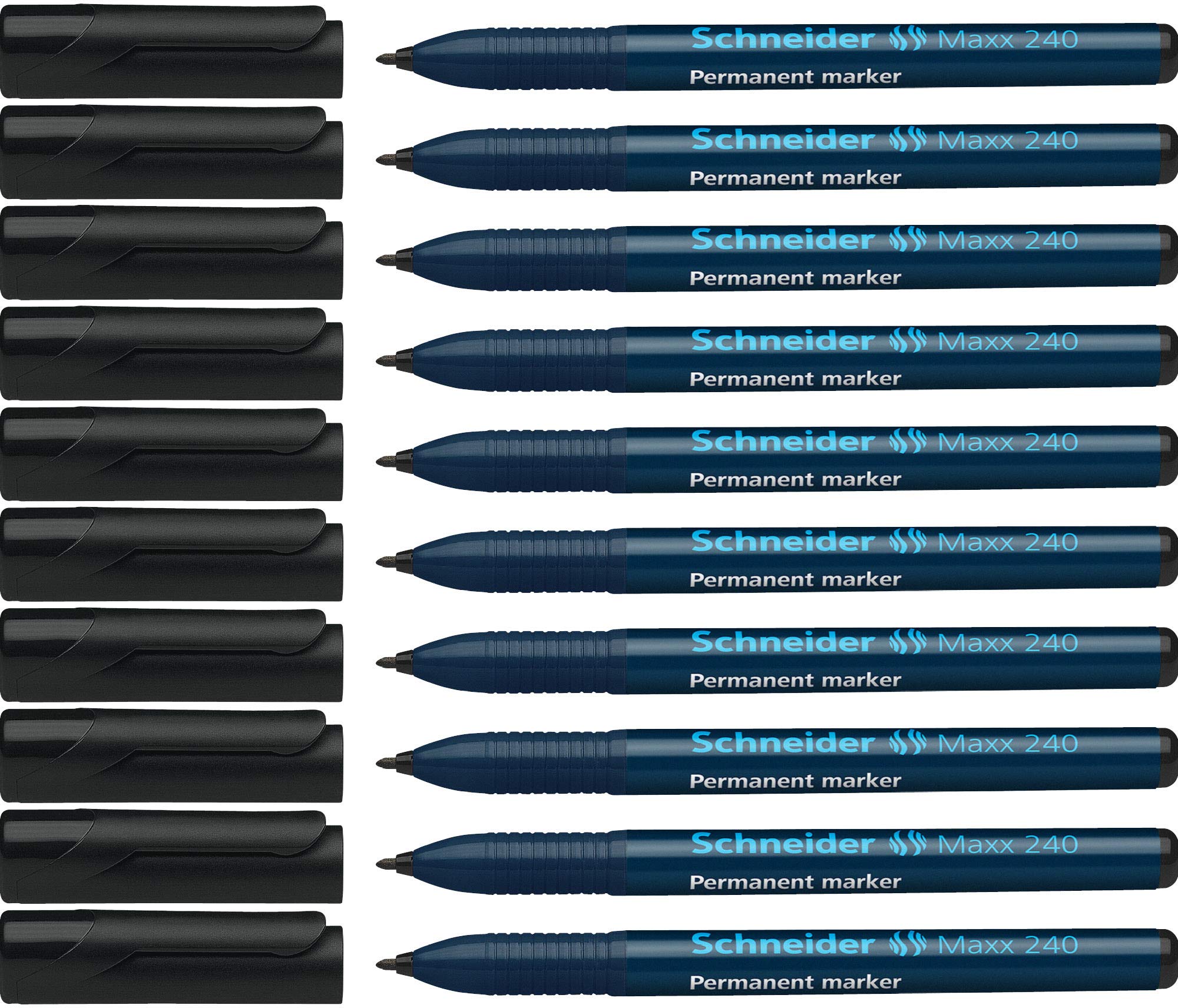 schneider-maxx-240-permanent-marker-rundspitze-1-2-mm-blau-10er-pack image 7