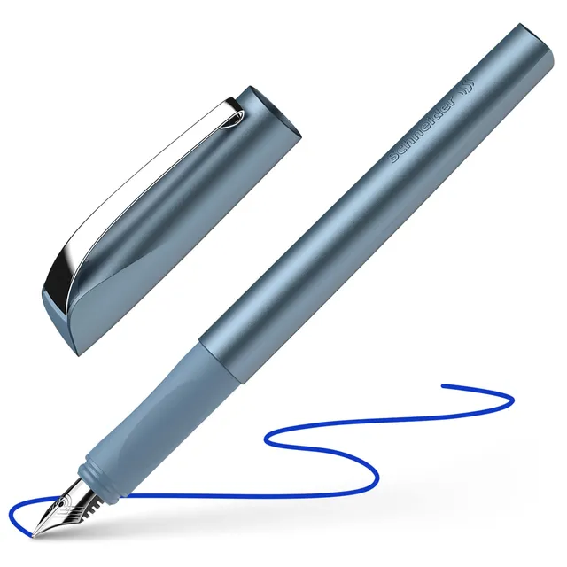 schneider-ceod-shiny-f-ller-m-blue-mit-tintenpatrone-k-nigsblau image 1