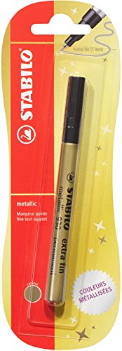 stabilo-metallic-930-permanentmarker-extrafein-gold-einzelstift image 7