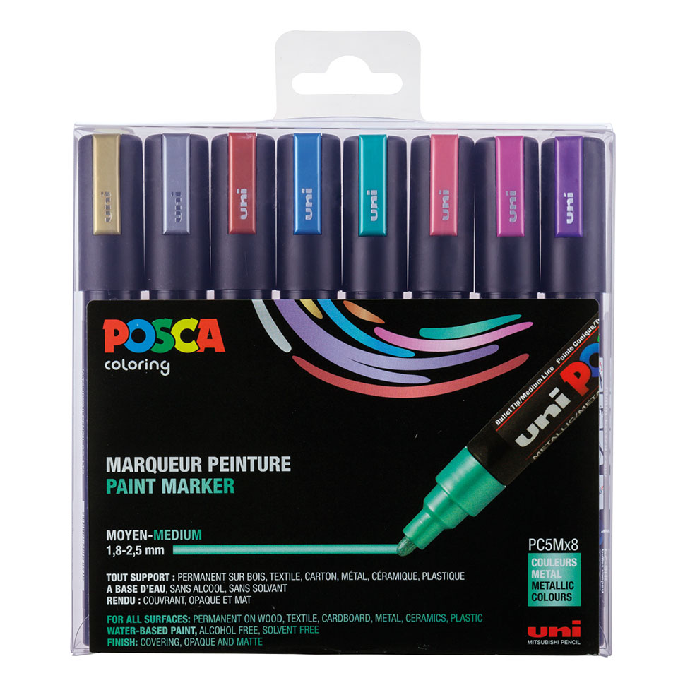 uni-ball-posca-pc-5m-acryl-farbmarker-mittelfein image 4