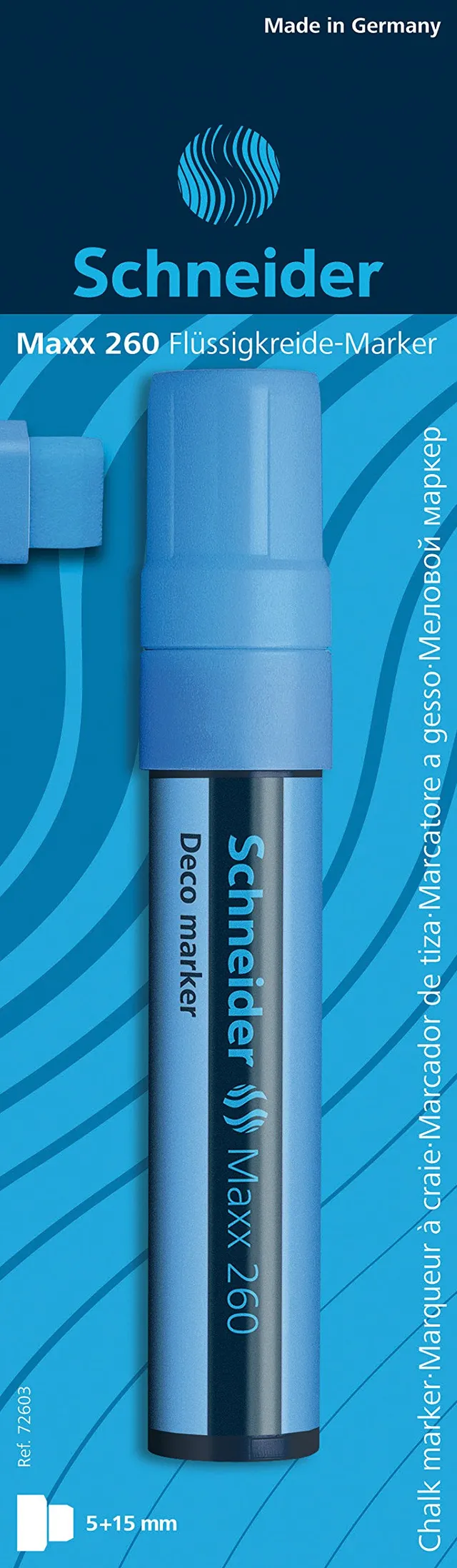 schneider-maxx-260-deco-marker-windowmarker-mit-blockspitze-20-mm-hellblau image 1