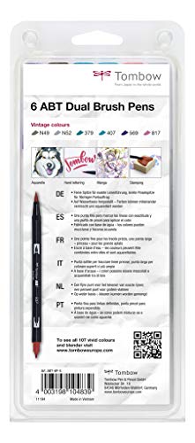 tombow-abt-dual-brush-pen-vintage-colours-6er-set-mit-doppelspitze image 7