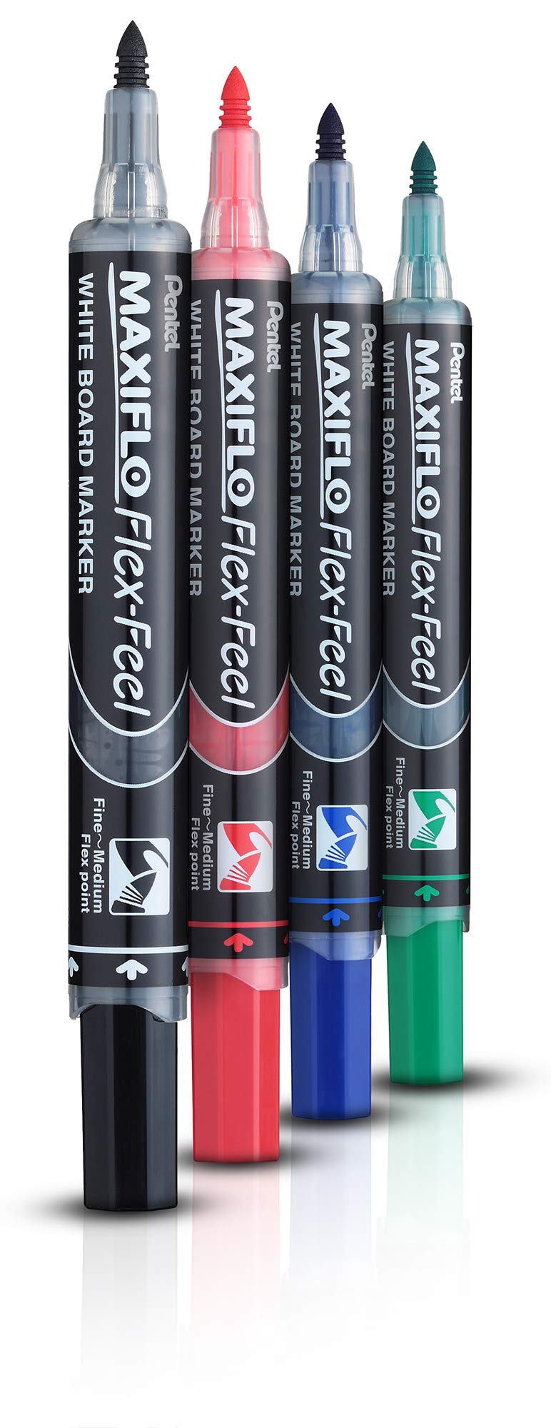 pentel-maxiflo-flex-feel-whiteboard-marker-mwl5sbf-ax-schwarz image 4