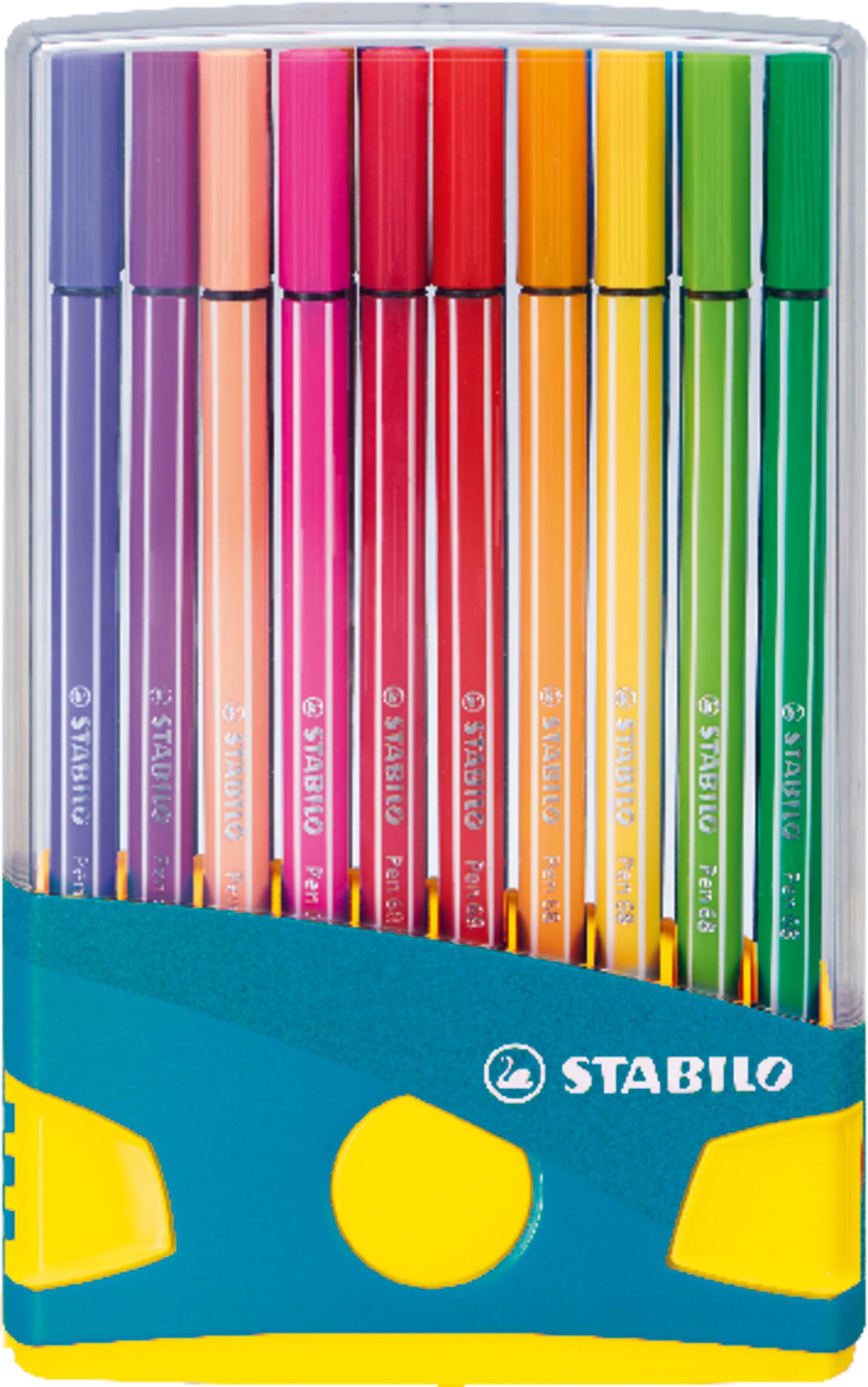 stabilo-pen-68-colorparade-filzstift-20er-tischset-t-rkis-20-farben image 2