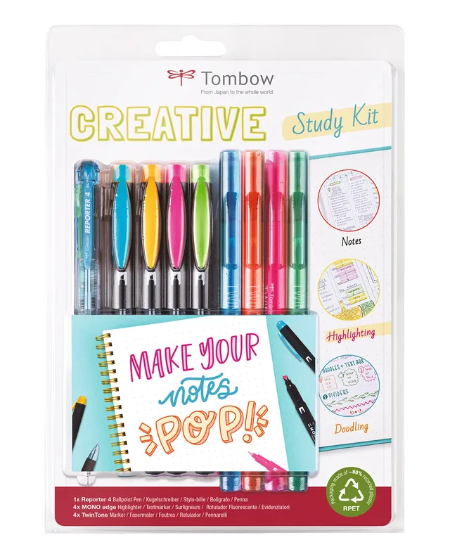 tombow-stud-set-kreativ-set-9-teilig-twintone-mono-edge-reporter-4-bunt image 1