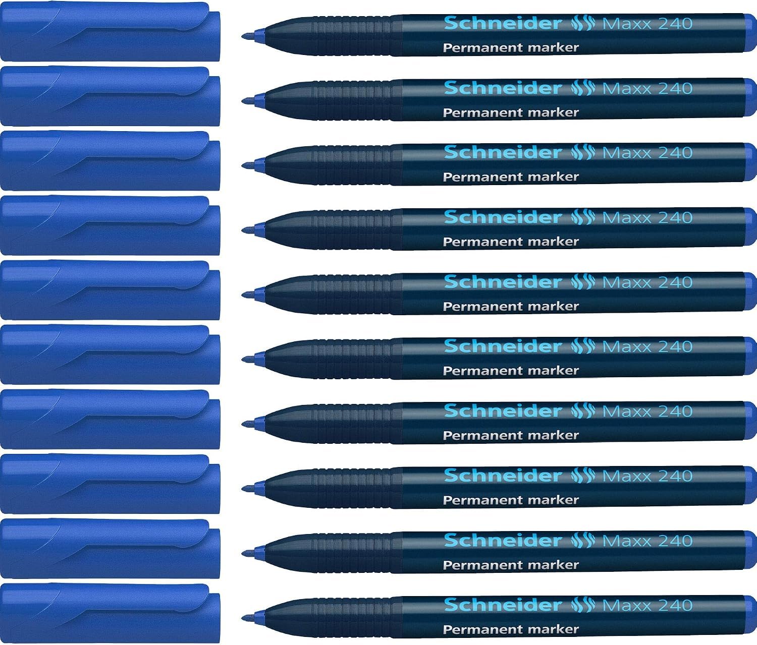 schneider-maxx-240-permanent-marker-rundspitze-1-2-mm-blau-10er-pack image 1