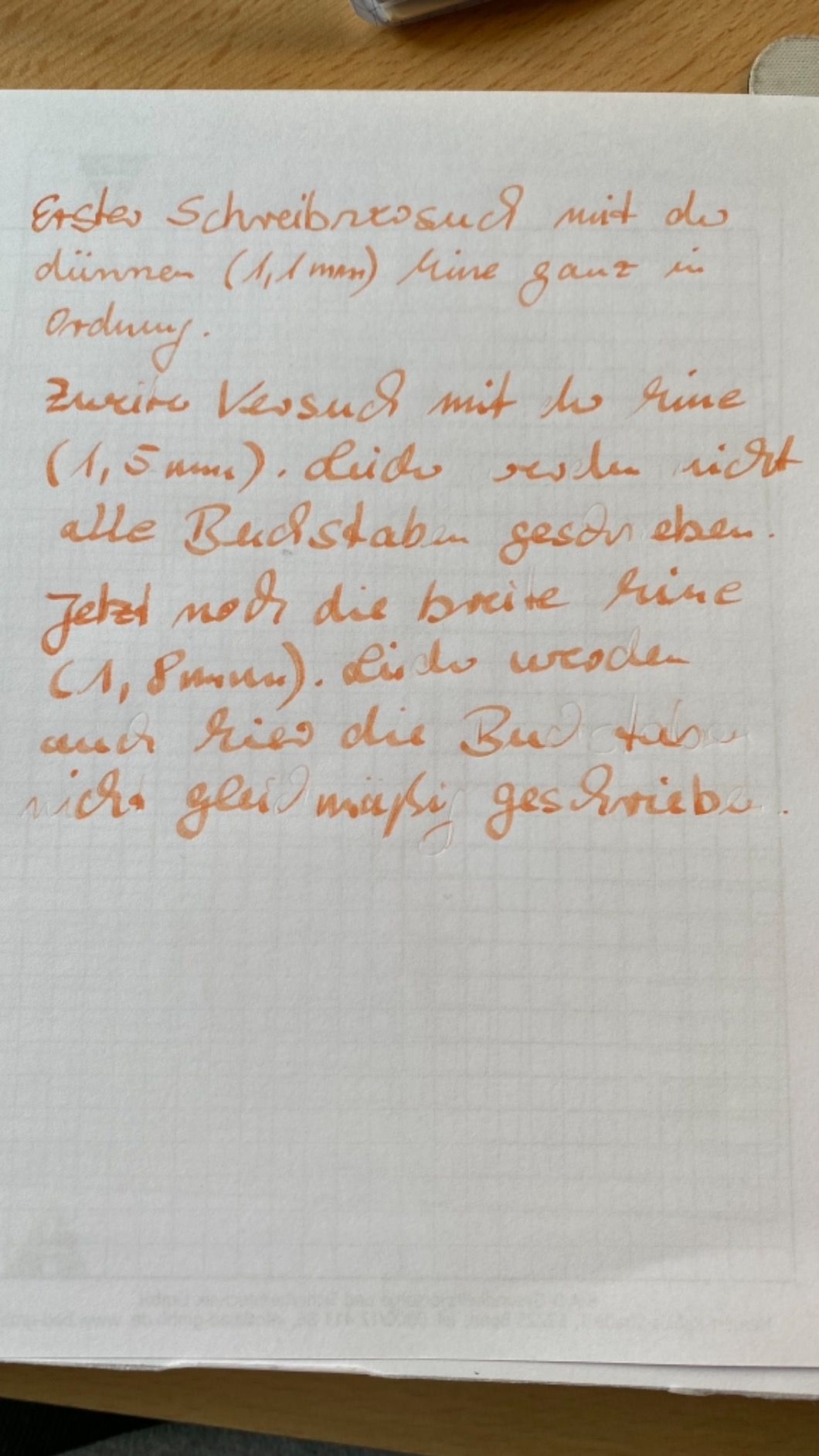 Wunderschönes Schriftbild