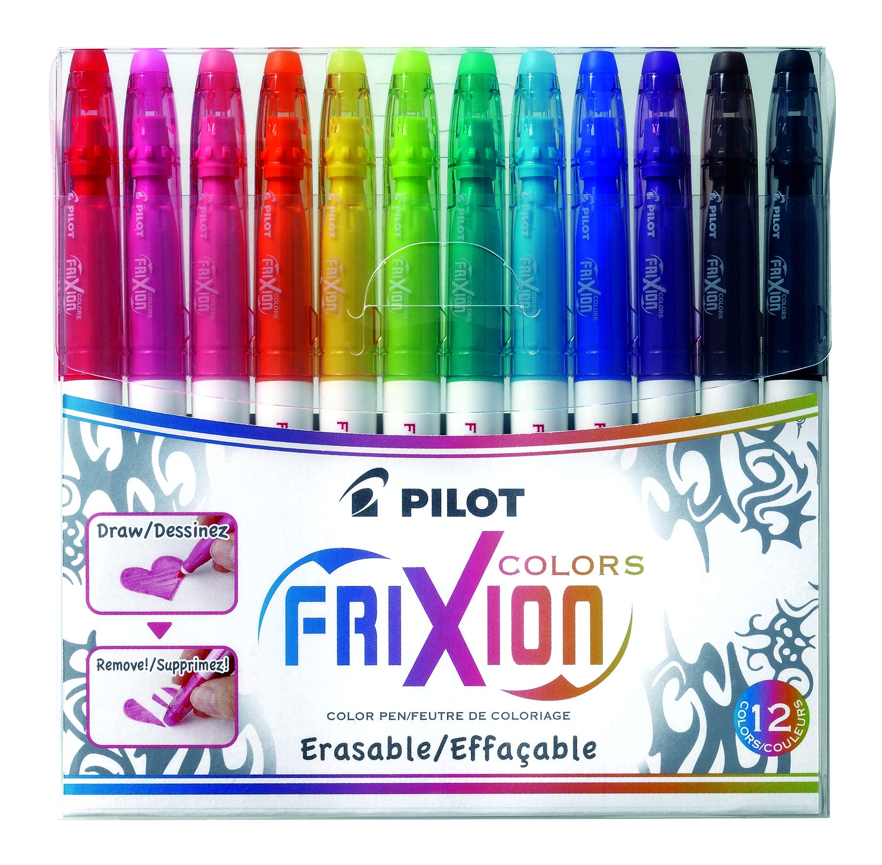 pilot-frixion-colors-12er-set-radierbarer-fasermaler-m image 4