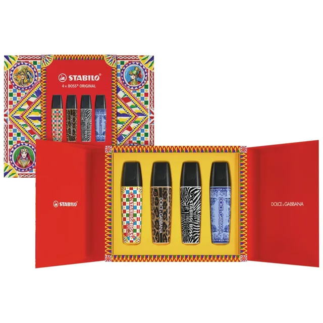 stabilo-boss-original-x-dolce-gabbana-textmarker-set-4er image 1