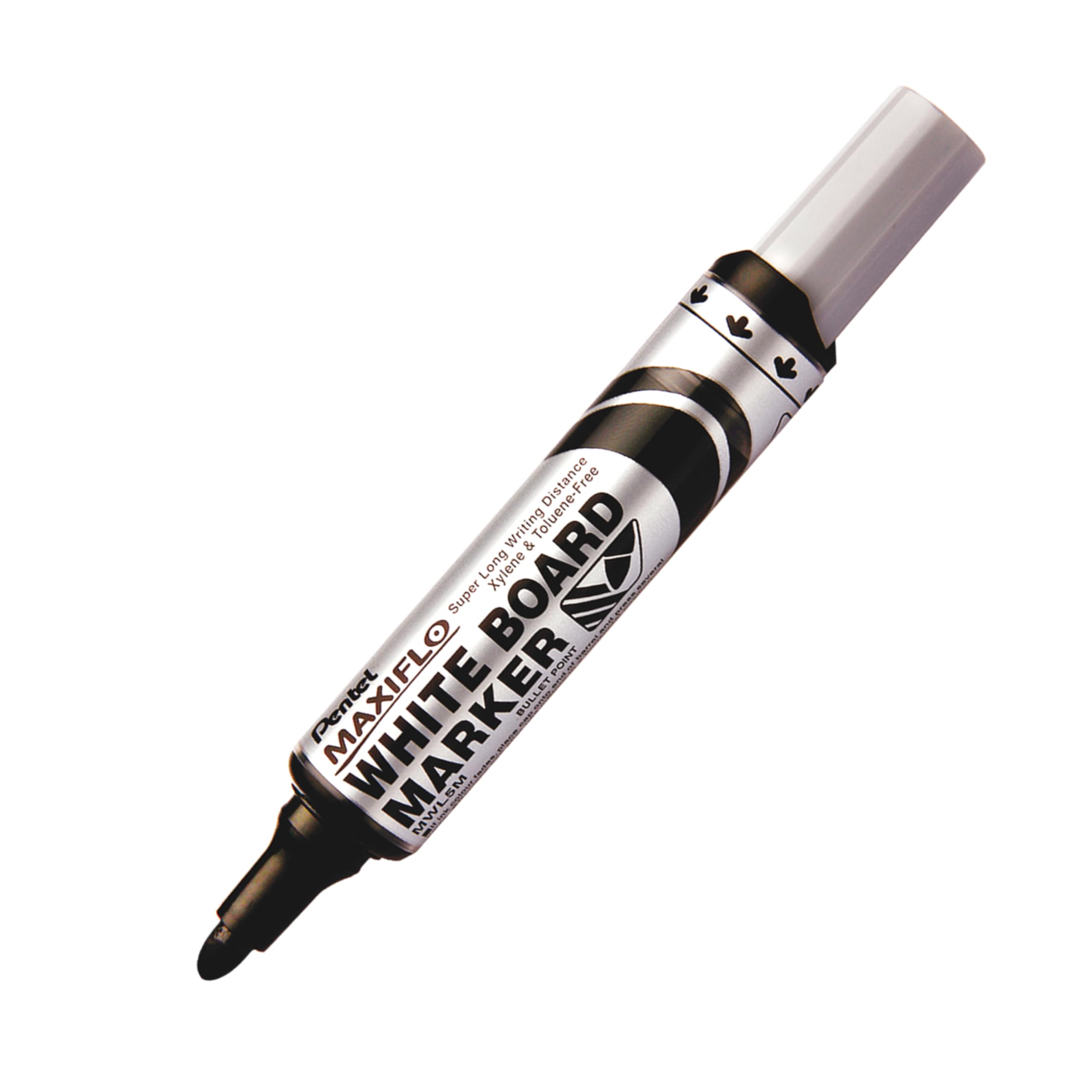 pentel-maxiflo-mwl5m-ao-whiteboard-marker-rundspitze-2-5-mm-schwarz image 1