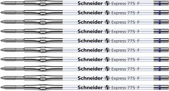 schneider-express-775-f-kugelschreibermine-10er-packung-blau-fein image 1