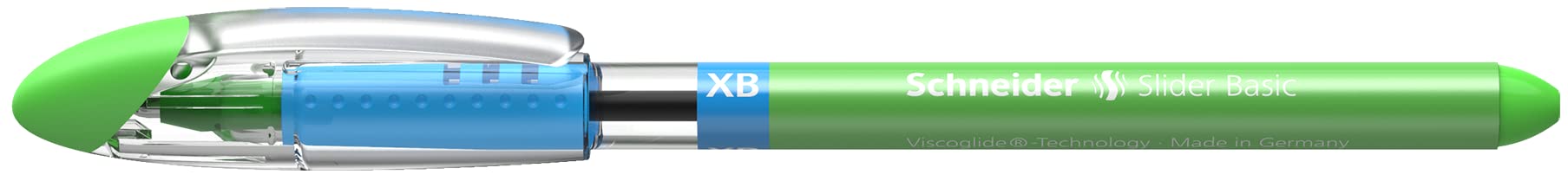 schneider-slider-basic-xb-kugelschreiber-hellgr-n-10er-pack image 7