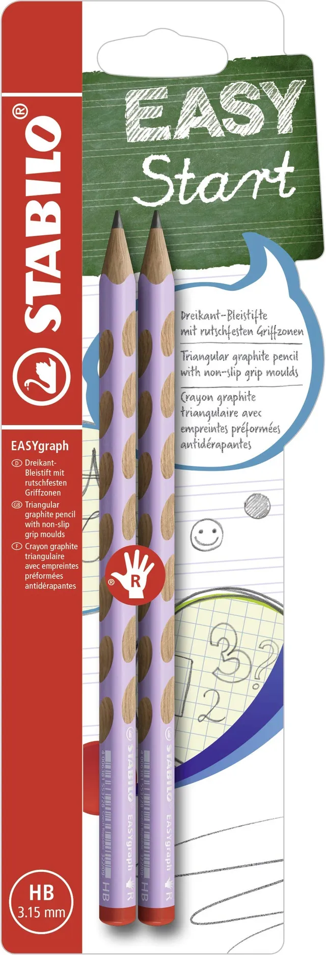 stabilo-easygraph-dreikant-bleistift-rechtsh-nder-hb-3 image 1