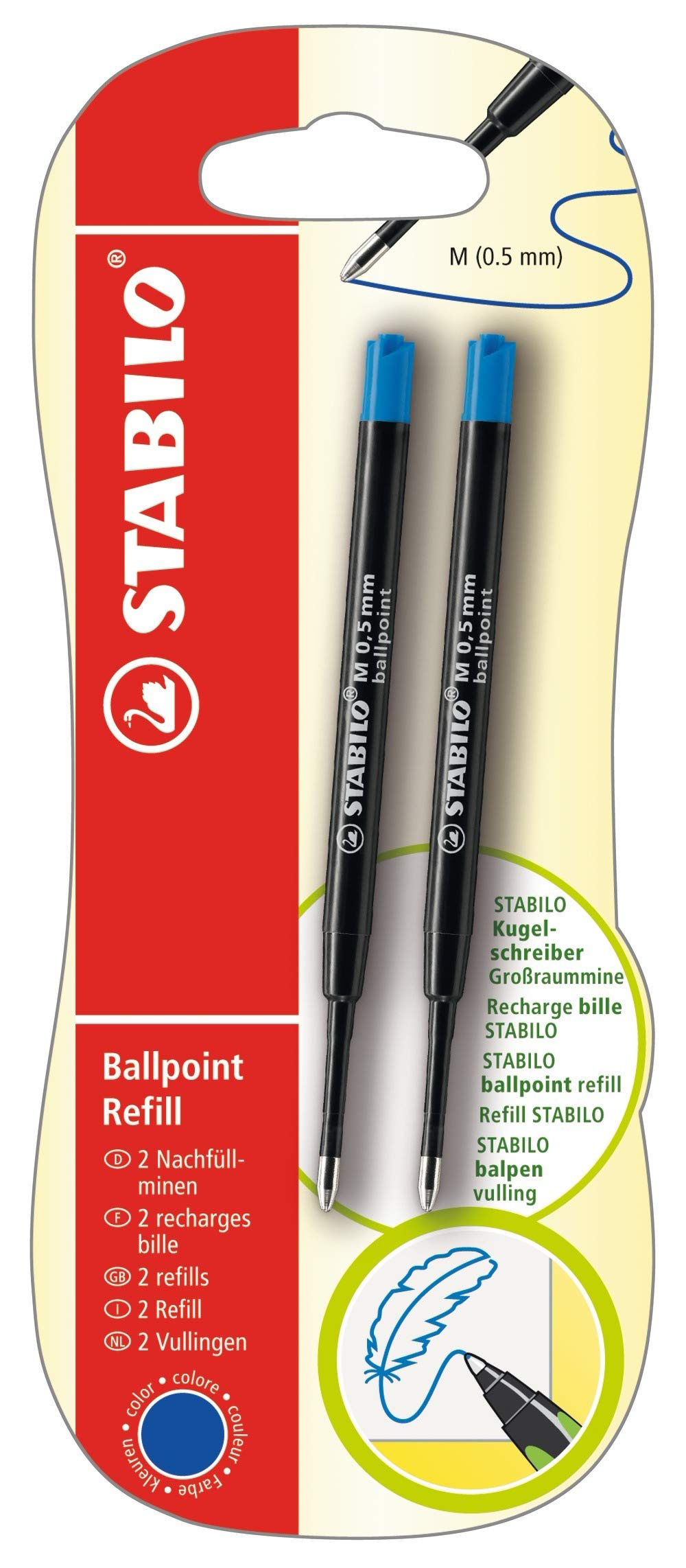 stabilo-ballpoint-refill-kugelschreibermine-0-5-mm image 1