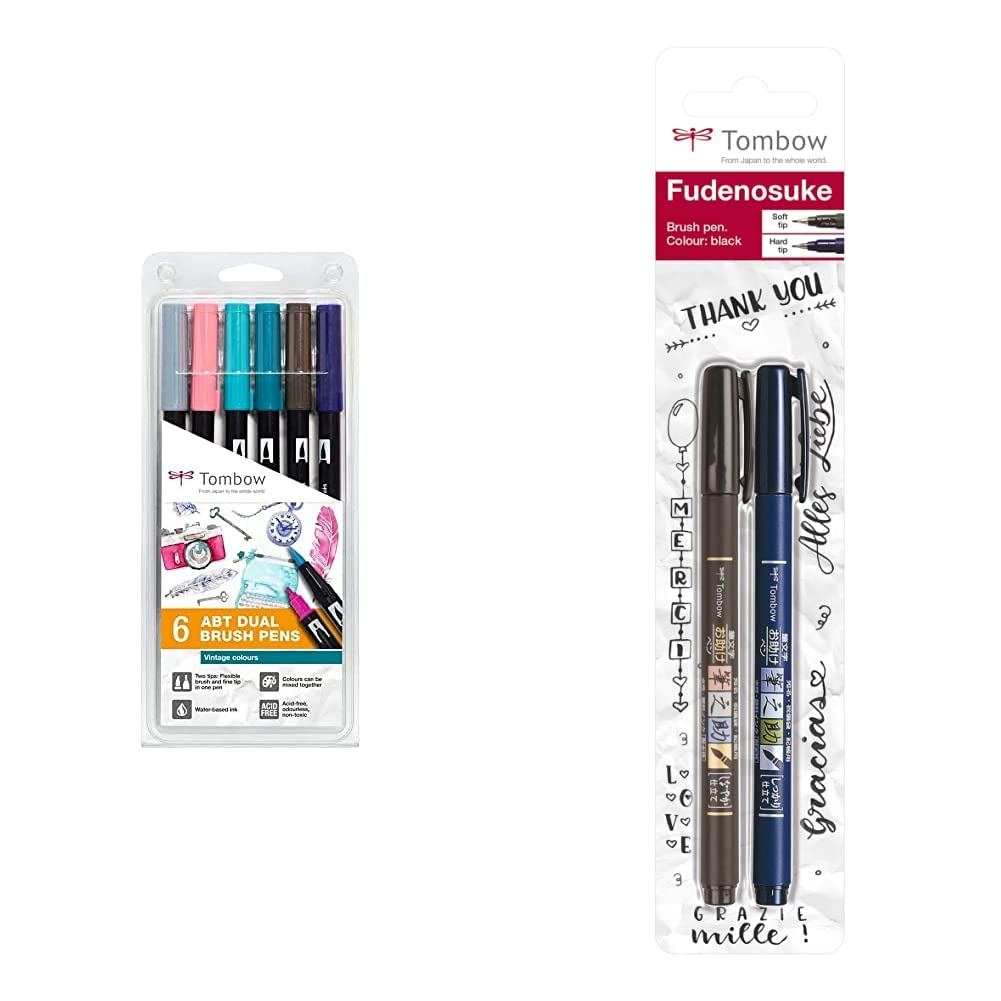 tombow-abt-dual-brush-pen-vintage-colours-6er-set-mit-doppelspitze image 4
