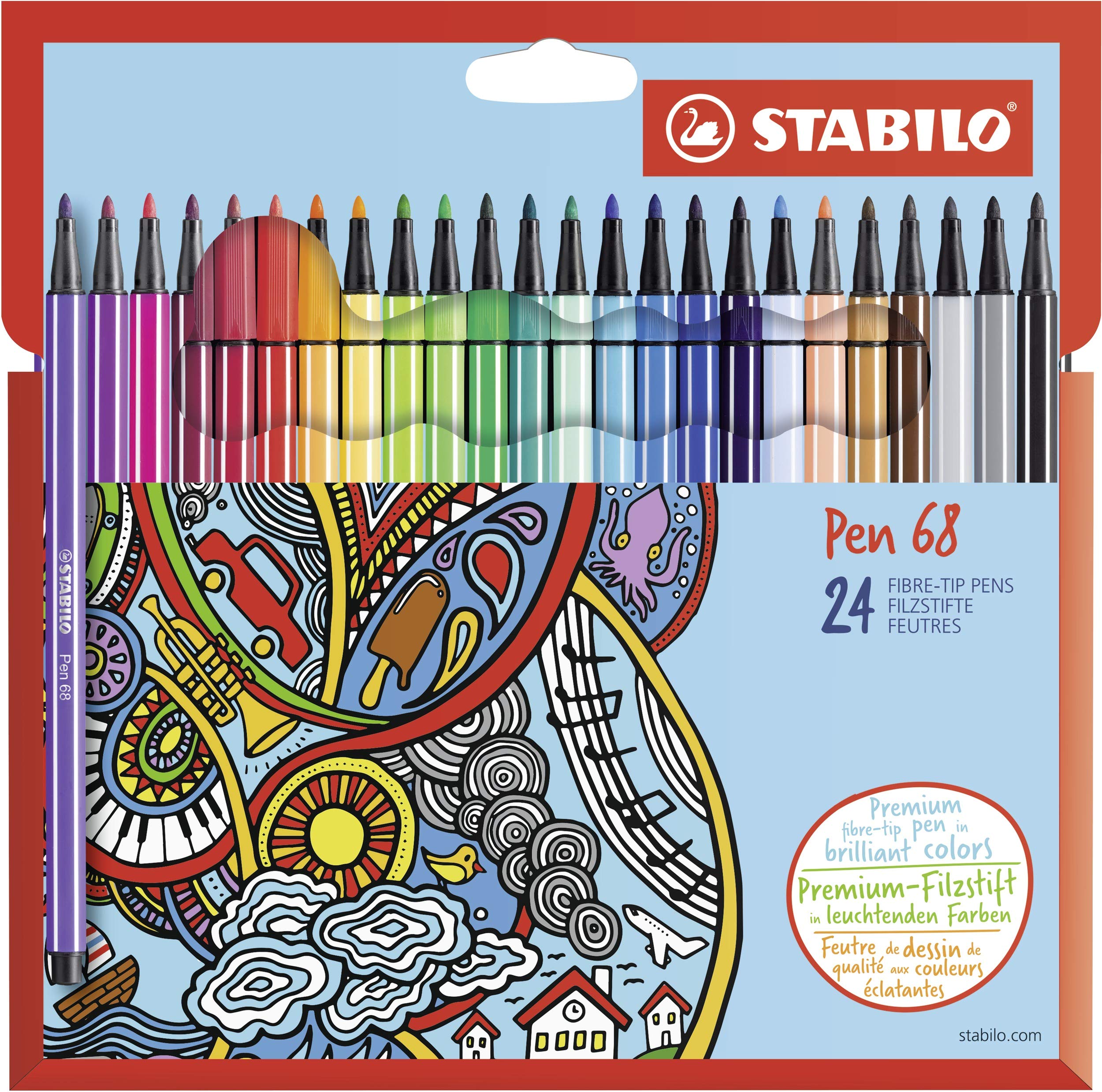 stabilo-pen-68-premium-filzstift-1-mm-neon-und-pastellf-hig image 1