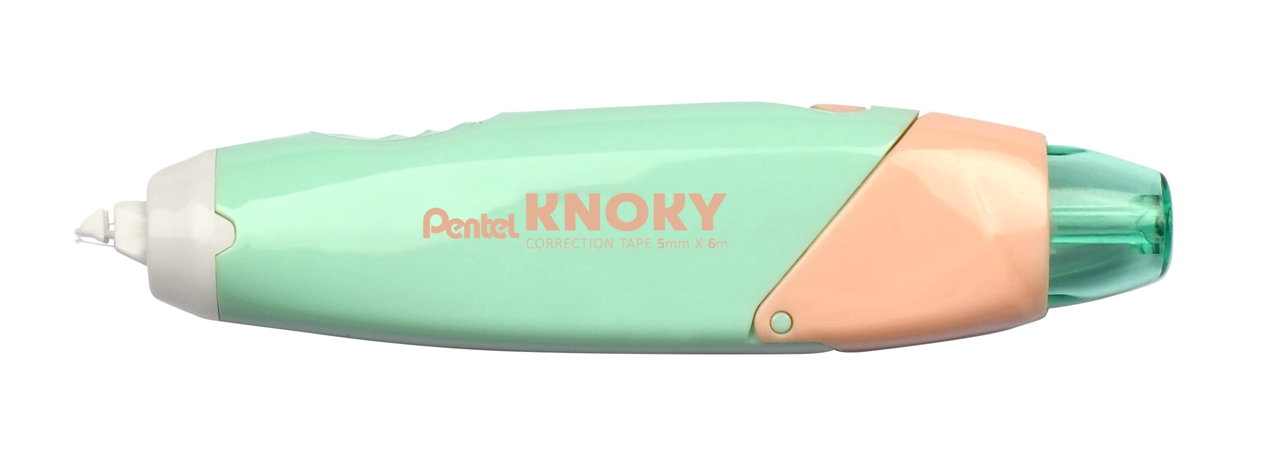 pentel-knoky-xztt805-korrekturroller-5mm-x-6m-hellgr-n-nachf-llbar image 2