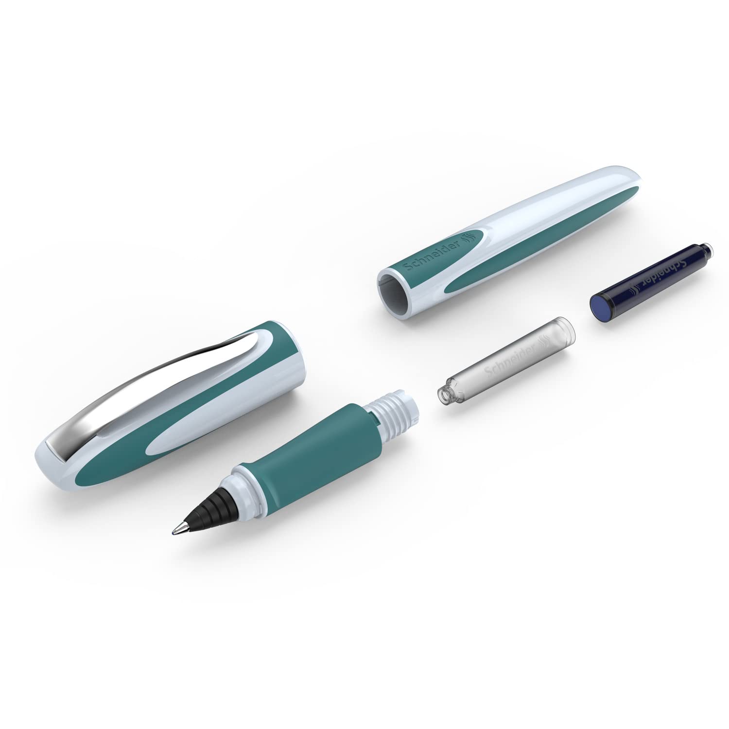 schneider-ray-tintenroller-m-teal-nachf-llbar image 5