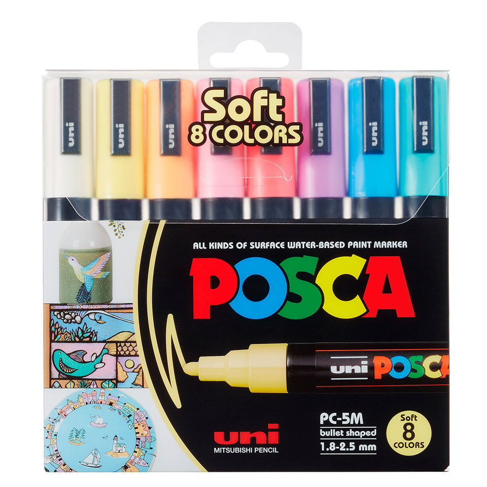 uni-ball-posca-pc-5m-acryl-farbmarker-mittelfein image 2