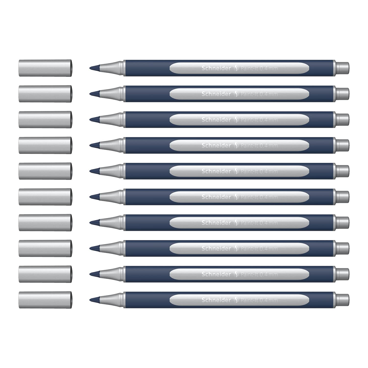 schneider-paint-it-metallic-rollerball-050-silver-0-4-mm-10-st-ck image 1