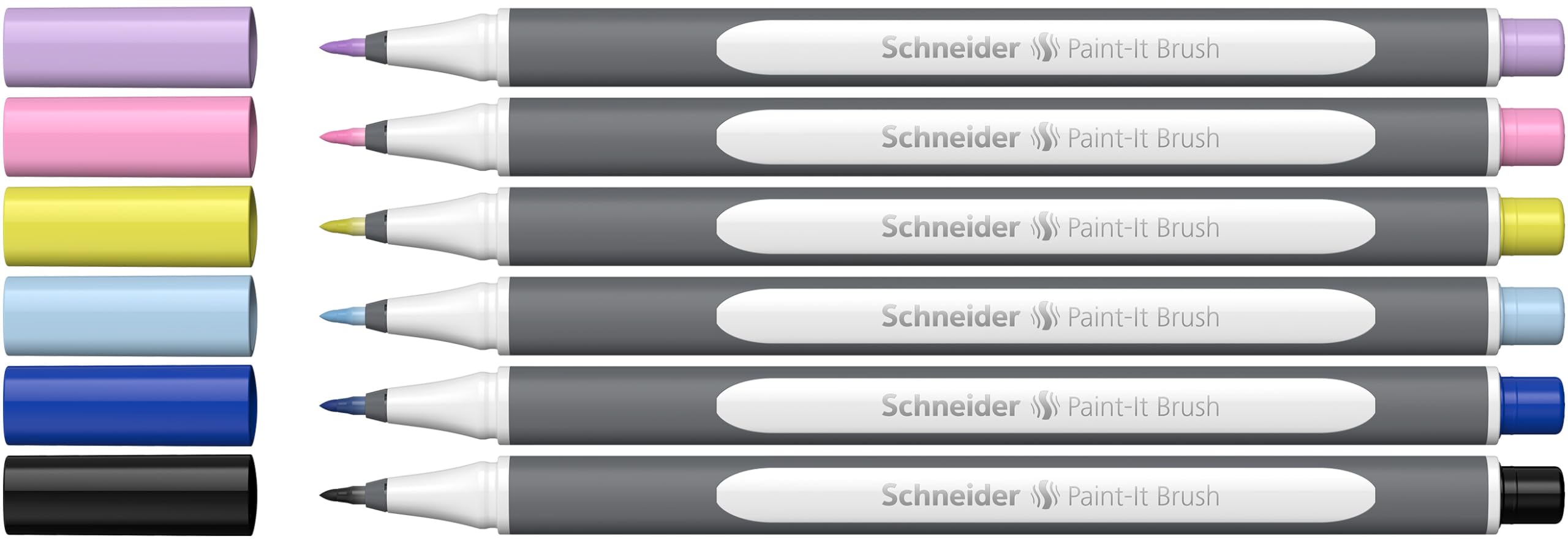 schneider-paint-it-070-brushpen-set-1-6-pinselstifte-sortiert image 1