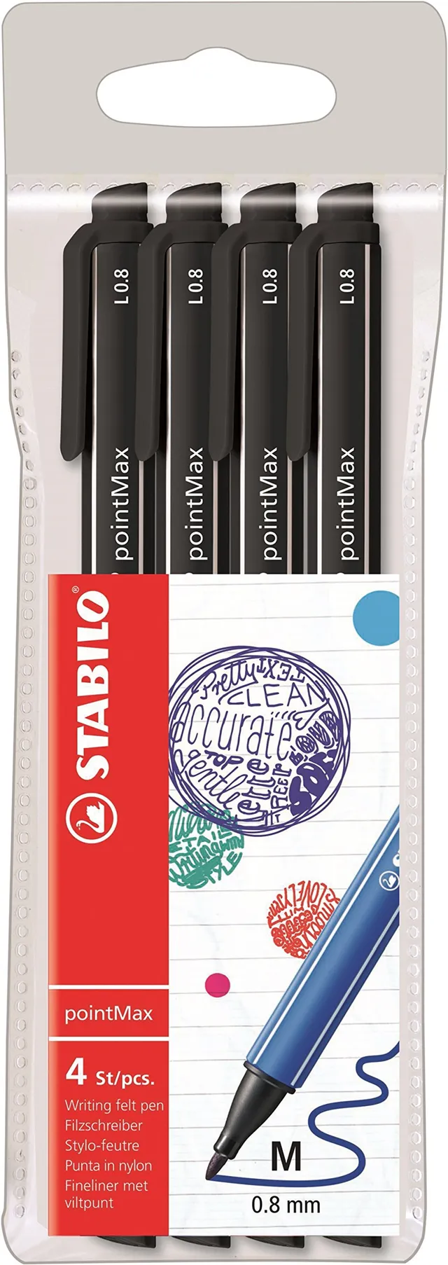 stabilo-pointmax-filzschreiber-0-8-mm-nylonspitze-3 image 1