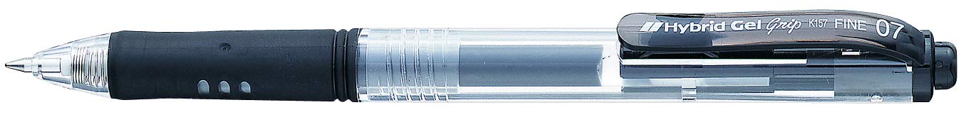 pentel-k157-c-hybrid-gel-grip-druck-tintenroller-0-7-mm-blau-12-st-ck image 4