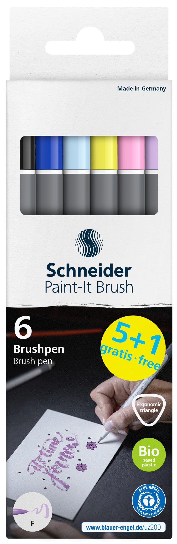 schneider-paint-it-070-brushpen-set-1-6-pinselstifte-sortiert image 2