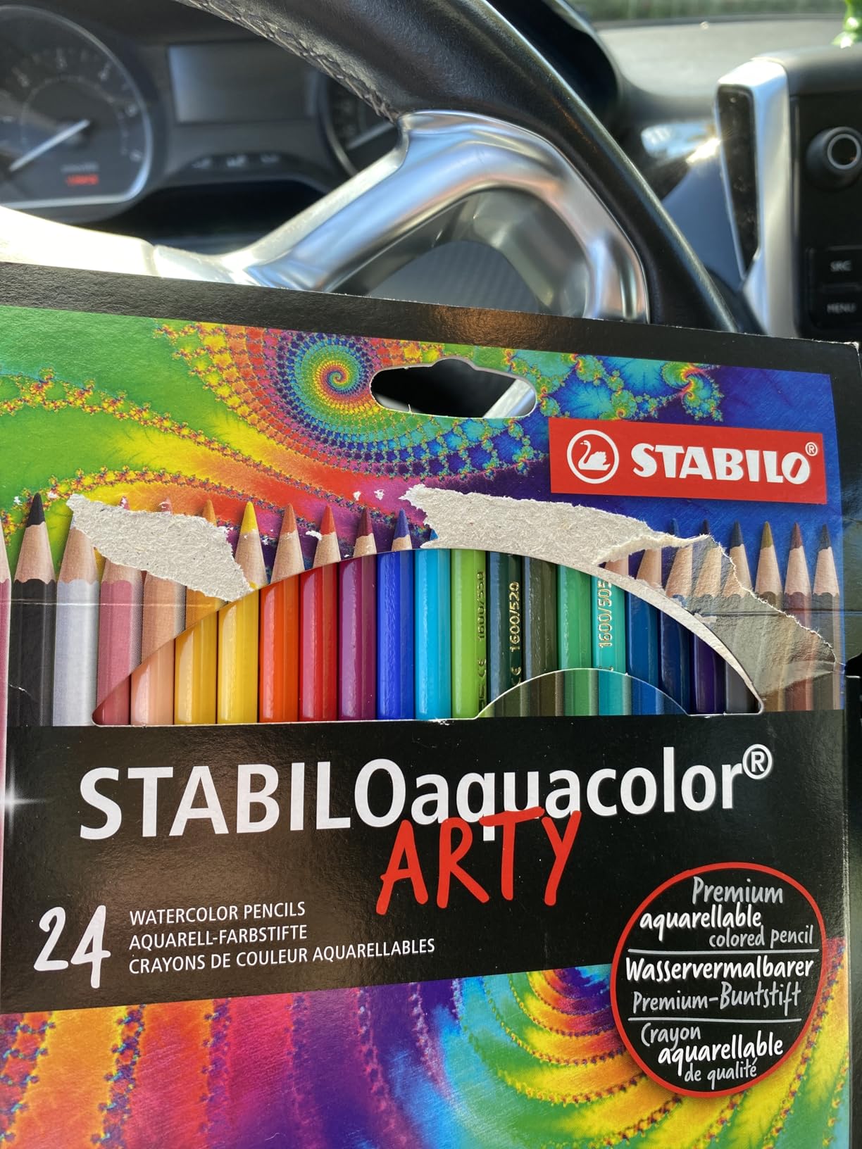 Brillante Farben, lässt sich toll vermalen