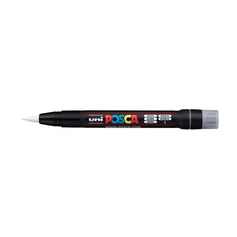 uni-ball-posca-pcf-350-acryl-farbmarker-mit-pinselspitze image 6