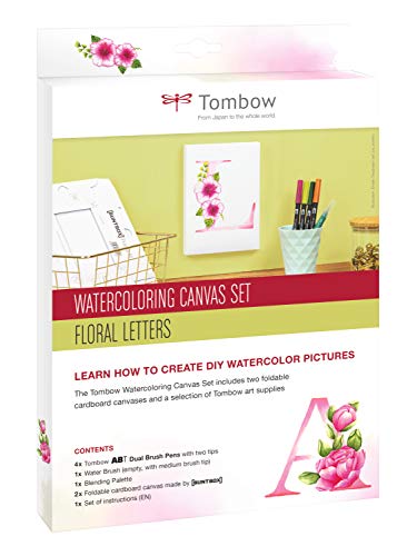 tombow-abt-canvas-set-2-watercoloring-florale-buchstaben image 7