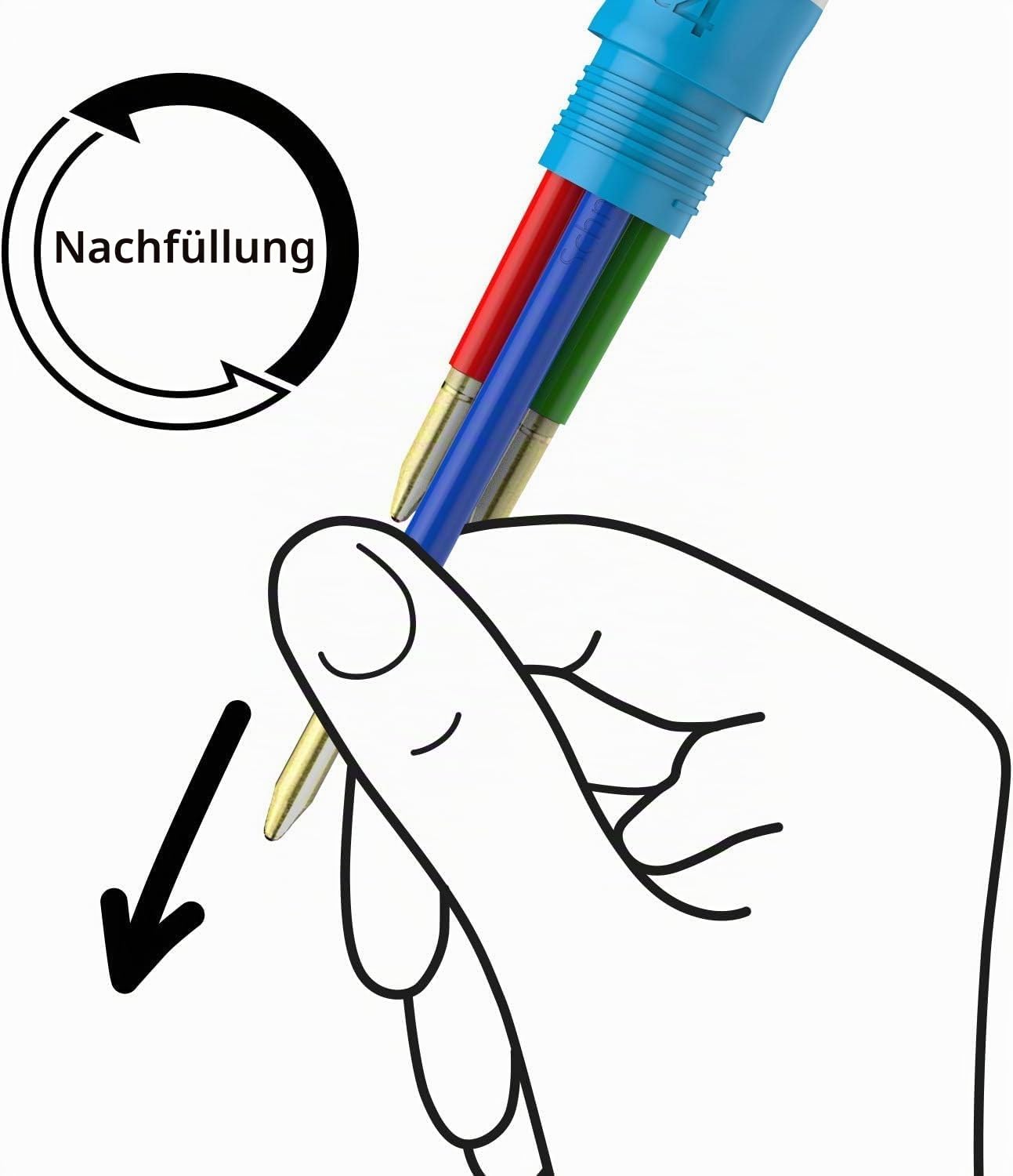 schneider-take-4-mehrfarb-kugelschreiber-4-in-1-wei-hellblau-10-st-ck image 4