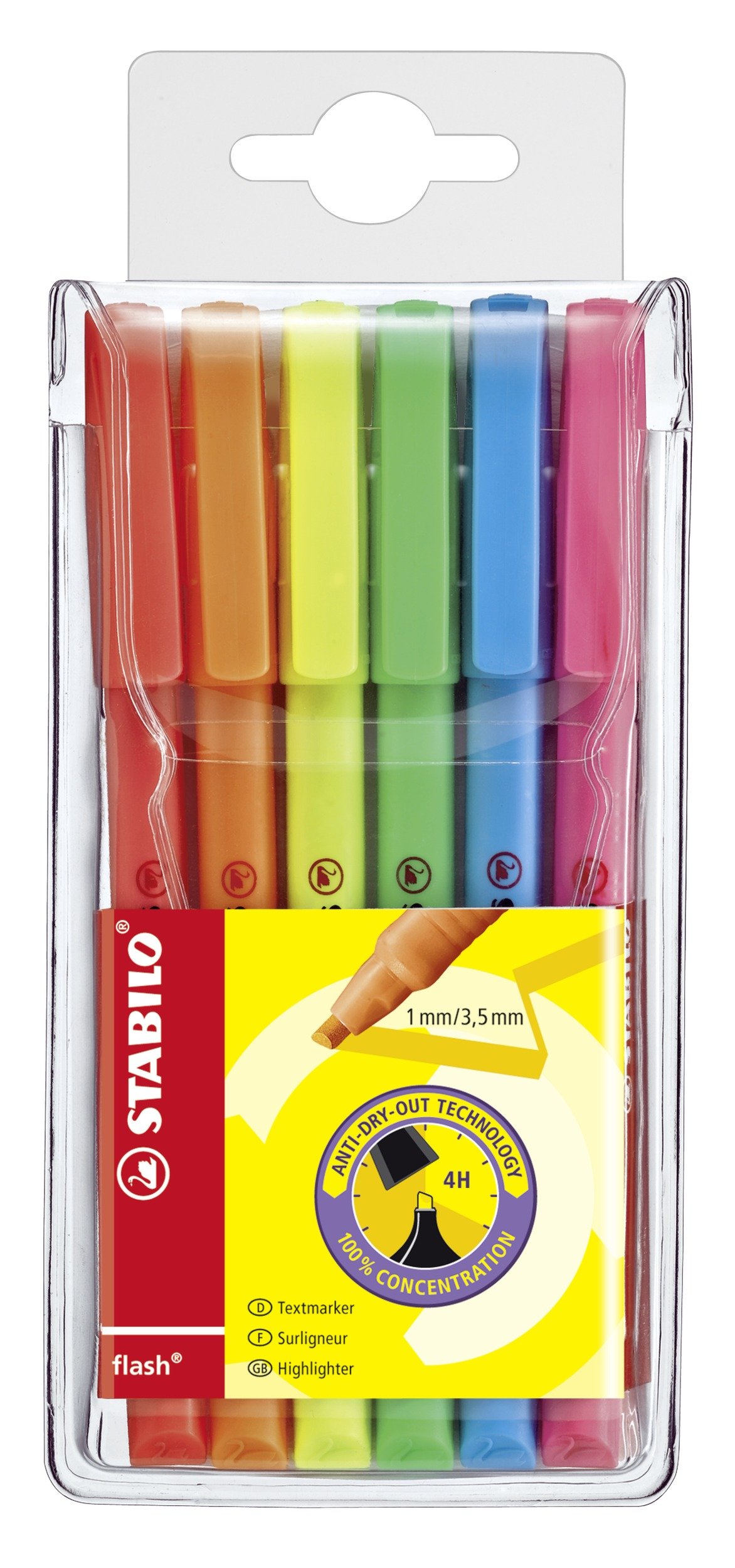 stabilo-flash-taschen-textmarker-2-strichst-rken-1-3-5-mm image 7