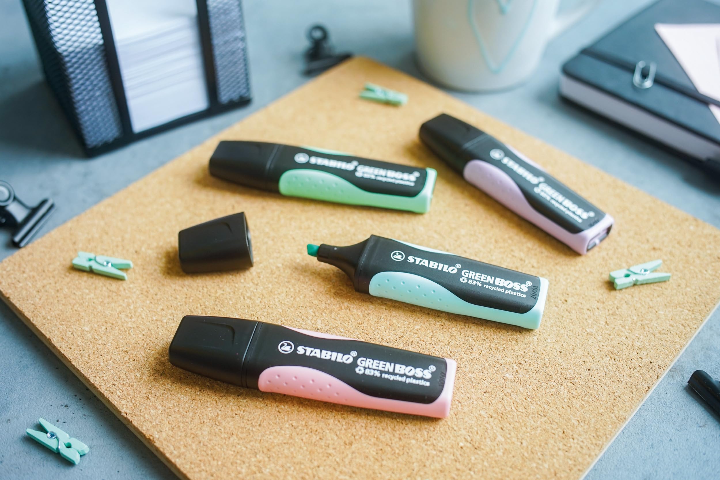 stabilo-green-boss-pastel-textmarker-keilspitze-2-5-mm-4-pastellfarben image 5