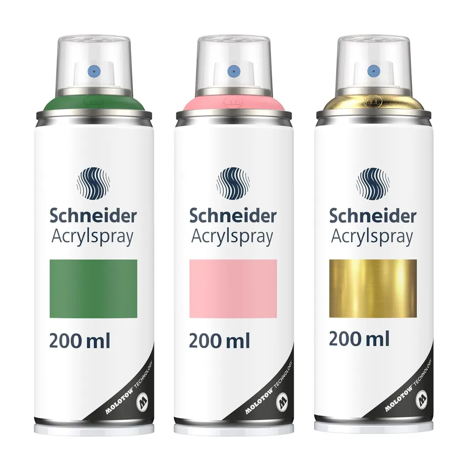 schneider-paint-it-030-supreme-diy-acryllack-3er-set-acryl-spray-3-x-200-ml-moss image 1