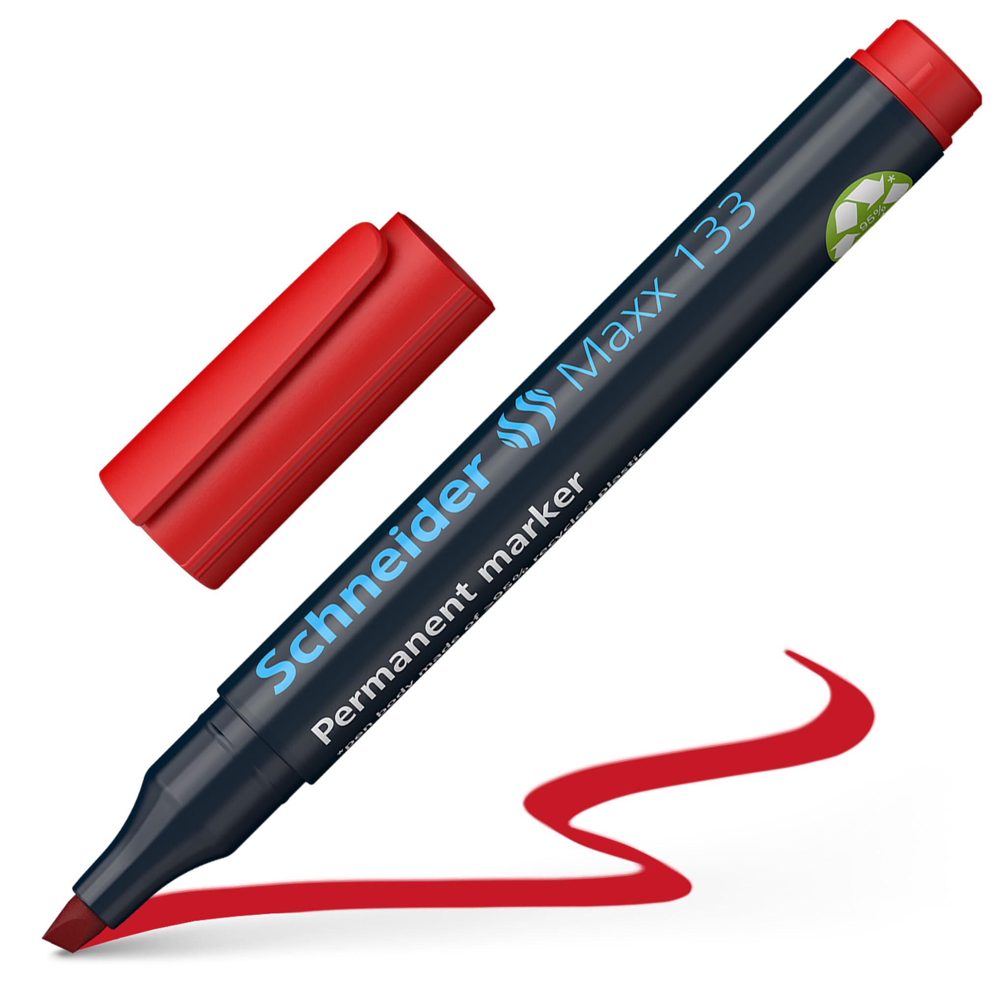 schneider-maxx-133-permanent-marker-keilspitze-1-4-mm-10er-pack-rot image 4