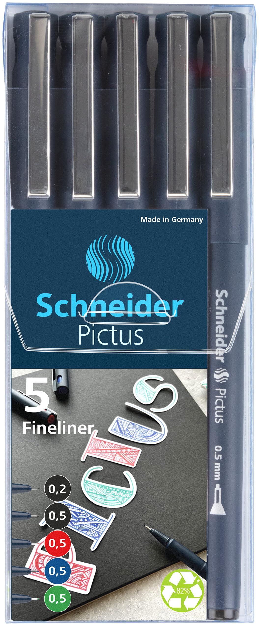 schneider-pictus-fineliner-0-2-0-5-mm-5er-etui-farbig-sortiert image 5
