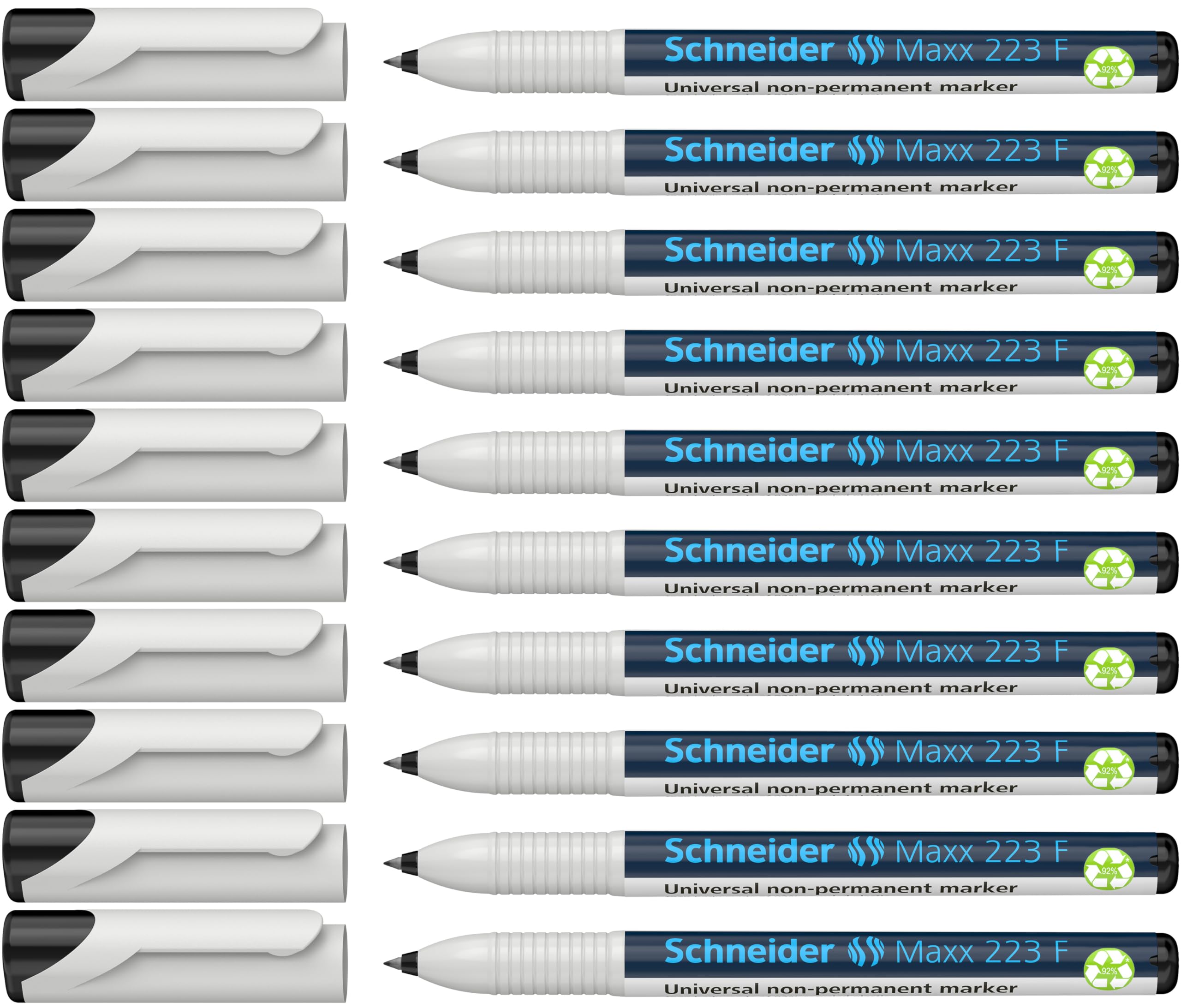 schneider-maxx-223-universal-marker-fein-0-7-mm-schwarz-10er-packung image 1