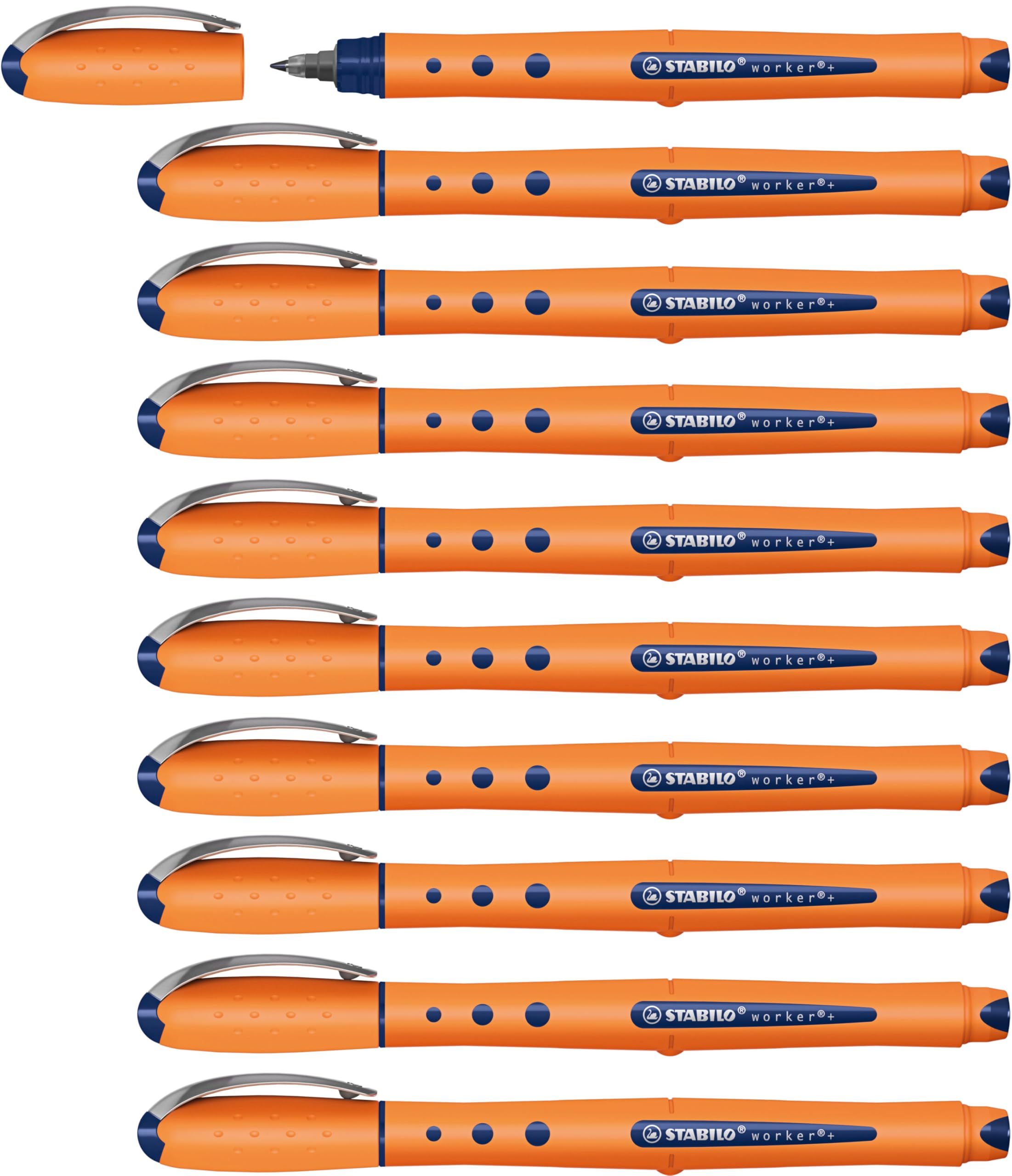 stabilo-worker-tintenroller-fine-0-3-mm-medium-0-5-mm image 8