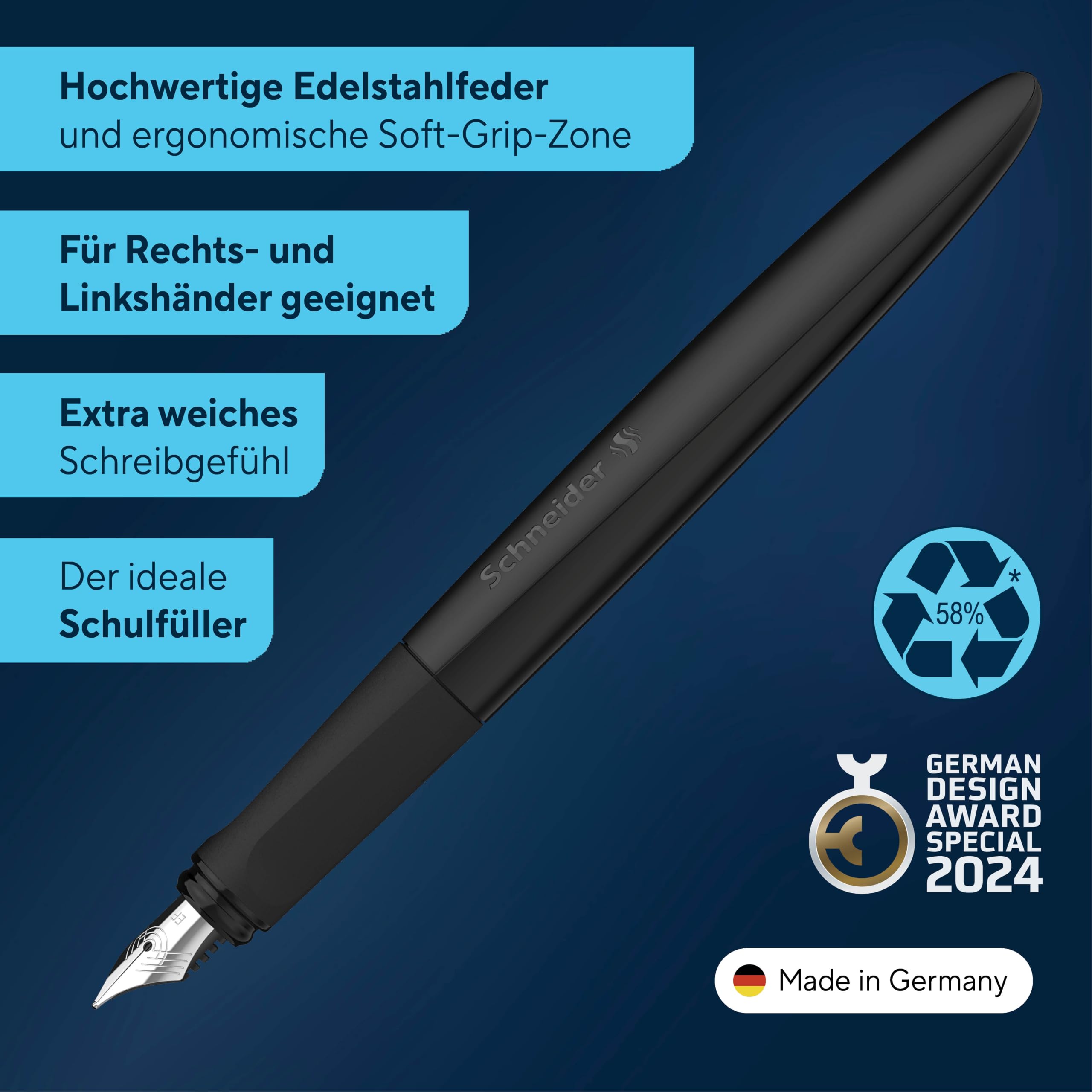 schneider-wavy-f-ller-mit-a-feder-schreiblernf-ller-f-r-rechts-und-linksh-nder-s image 2