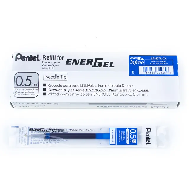 pentel-energel-pure-lrn5tl-nachf-llmine-0-5-mm-blau-12-st-ck image 1