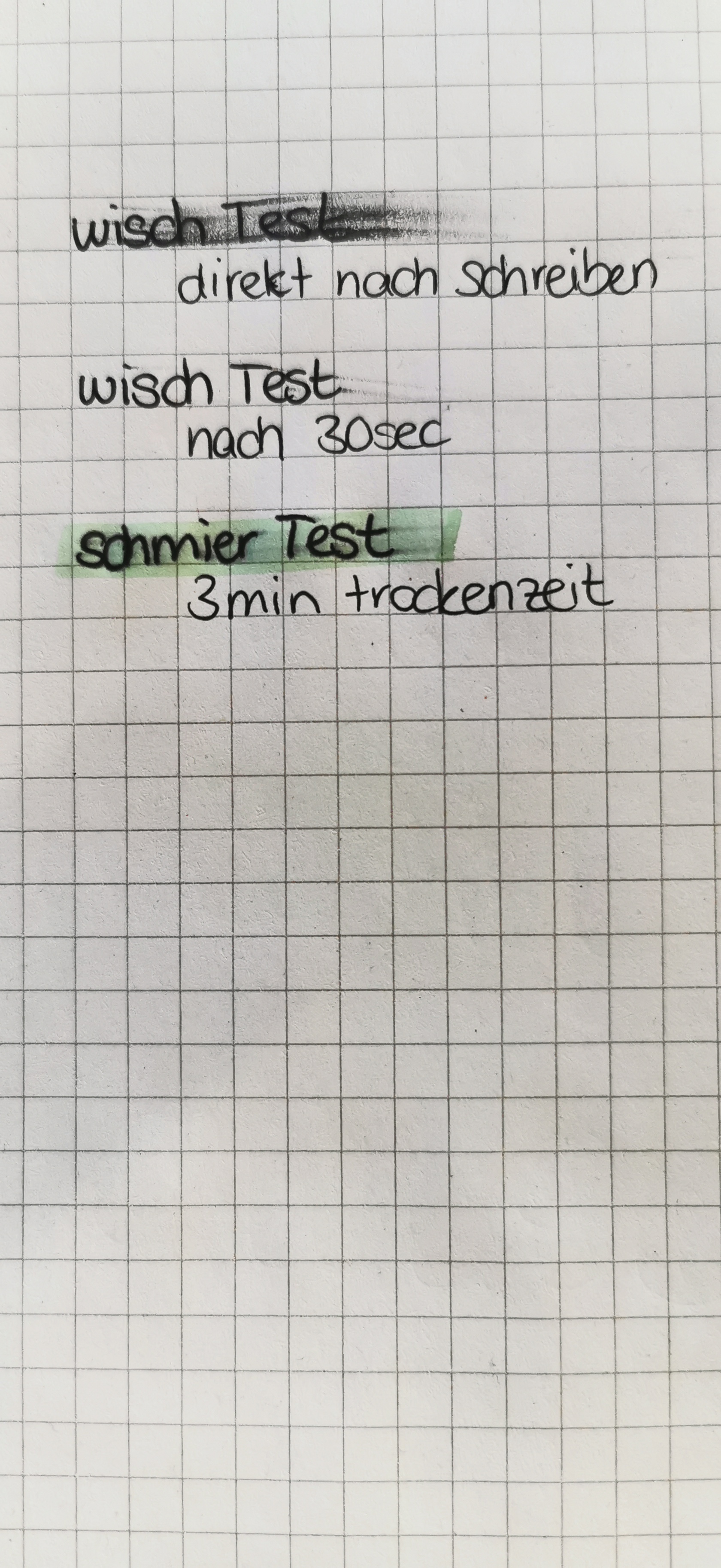 Einer hat getropft