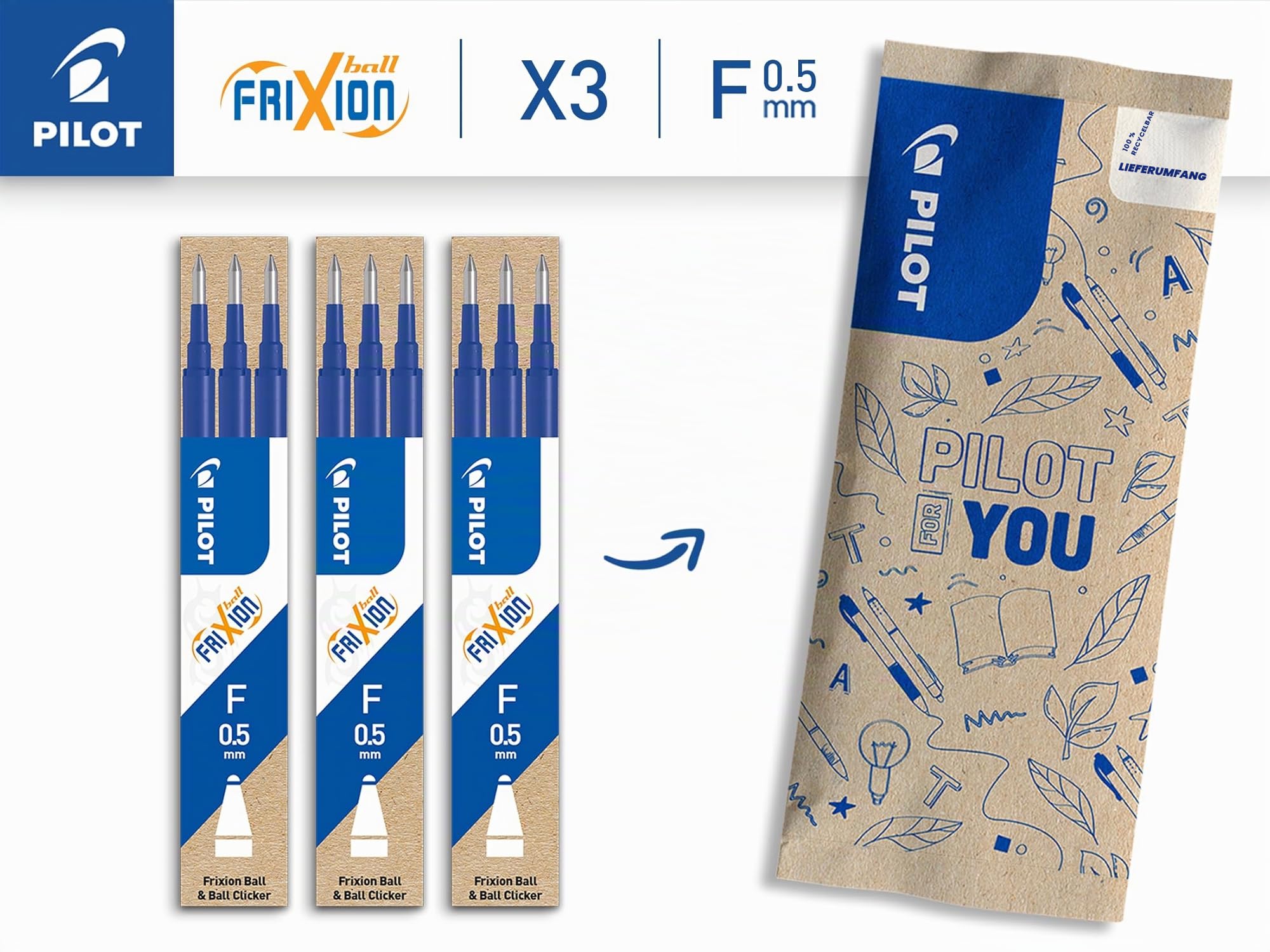 pilot-frixion-ersatzminen-0-5-blau-3er-pack-gelminen-radierbar image 2
