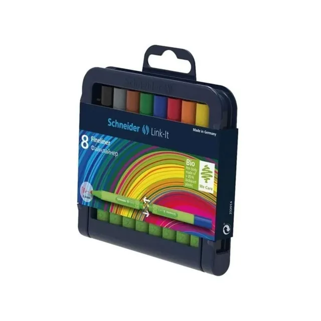 schneider-link-it-fineliner-0-4-mm-8er-stiftebox-sortiert image 1