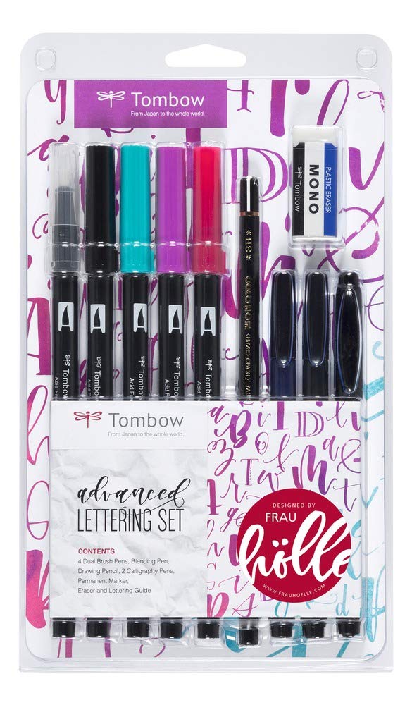 tombow-ls-adv-lettering-set-advanced-9-stifte-radierer image 1